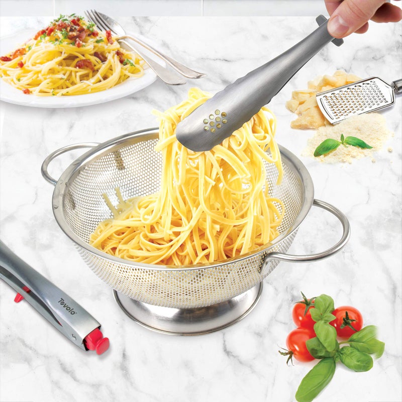 Tovolo Kitchen 11", Charcoal Cooking Tongs - Image 4